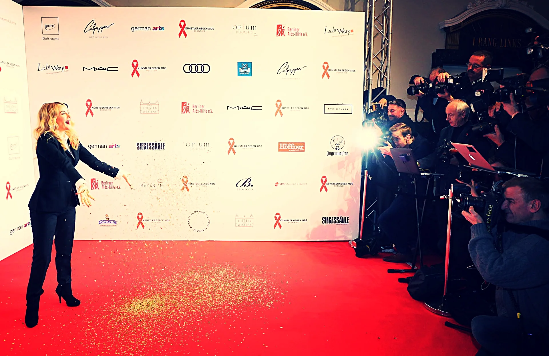 Künstler gegen Aids Empfang