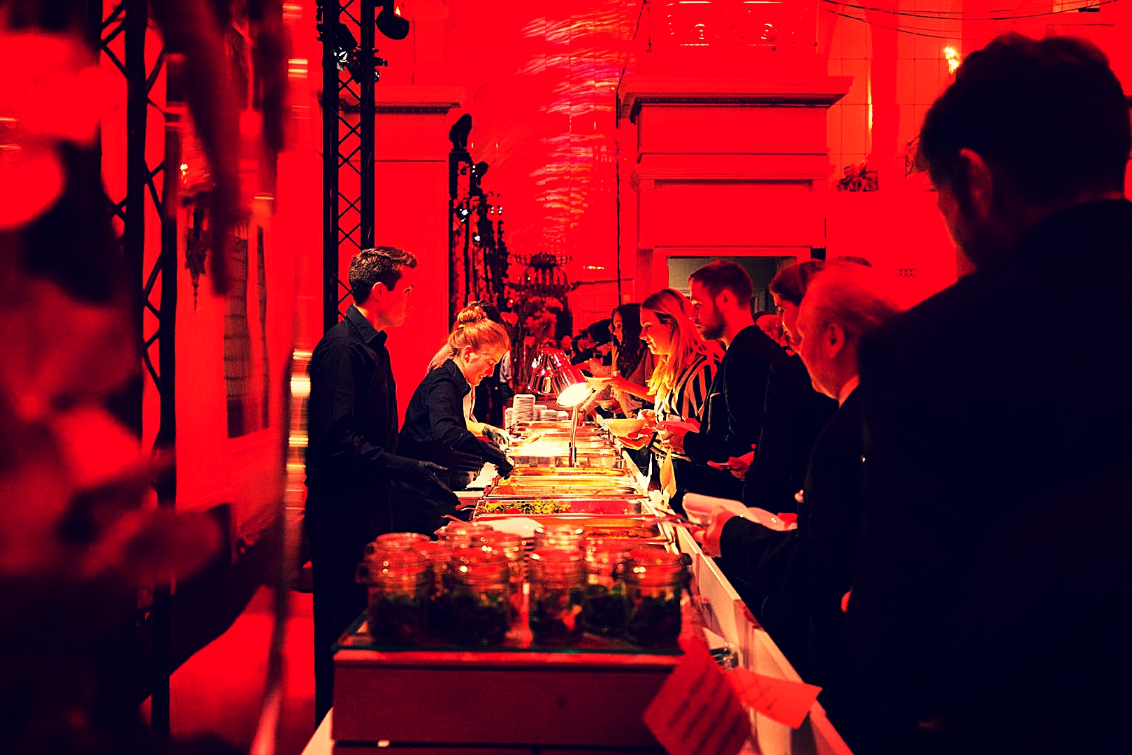 Künstler gegen Aids Buffet