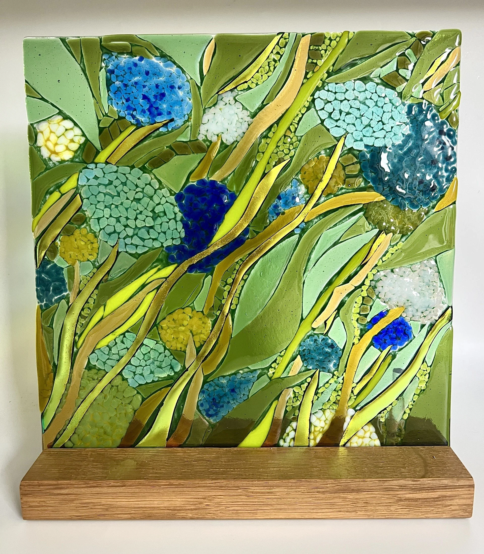 'Blue Golden Thickets In The Stream'      SOLD