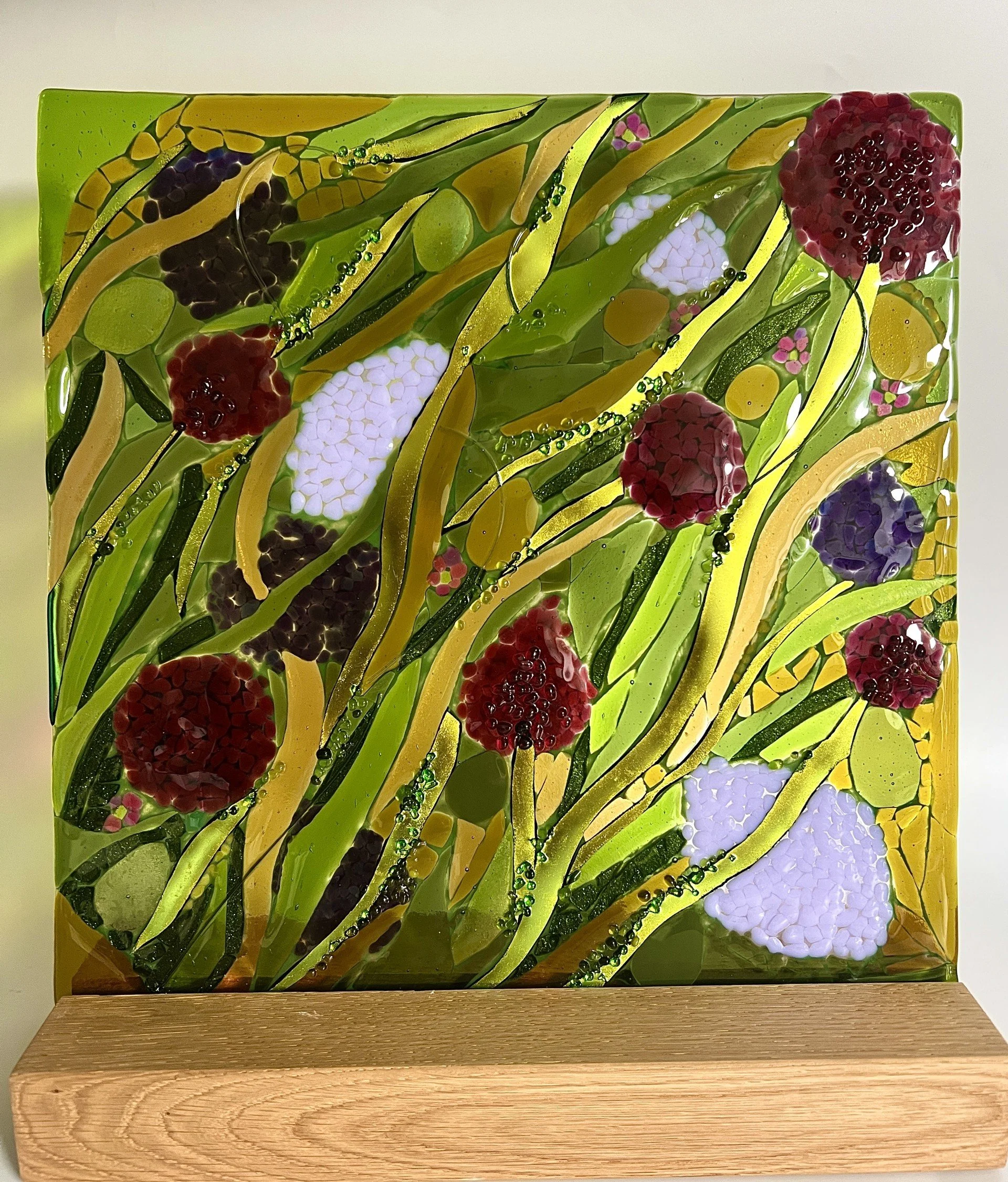'Pink Golden Thickets In The Stream' 