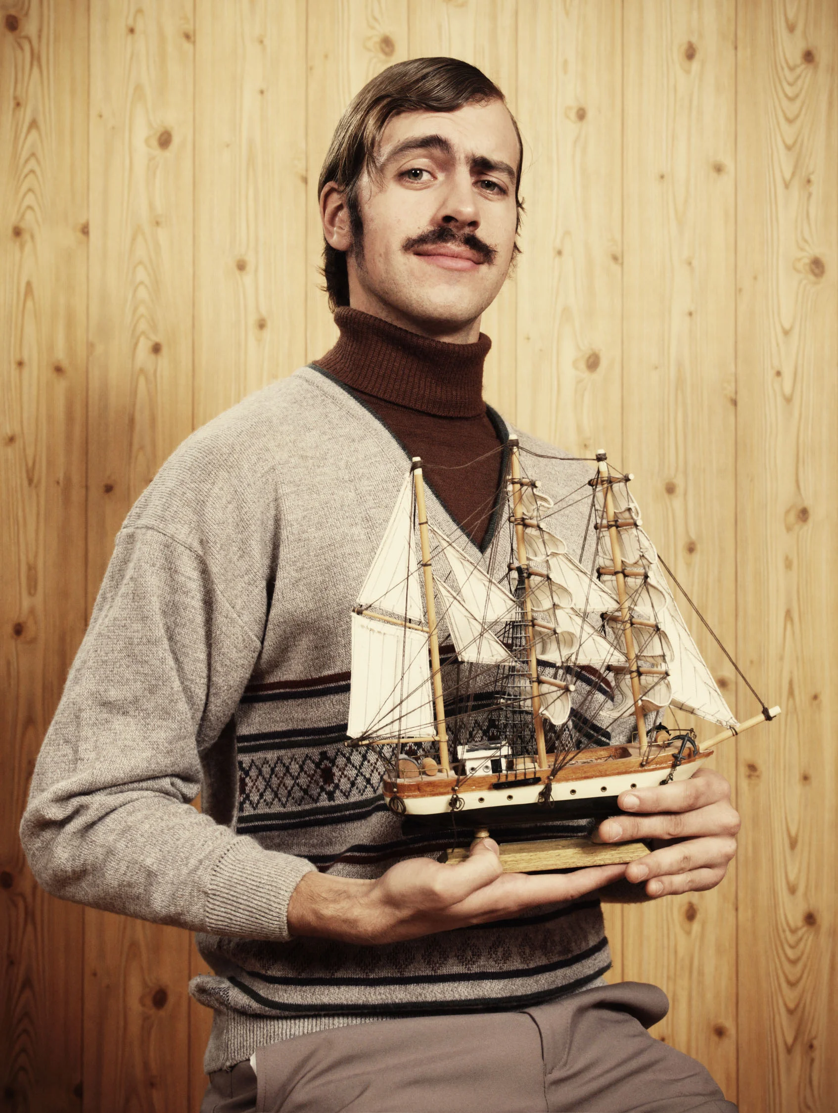 André Refig Retro portrait @ Nick Dolding