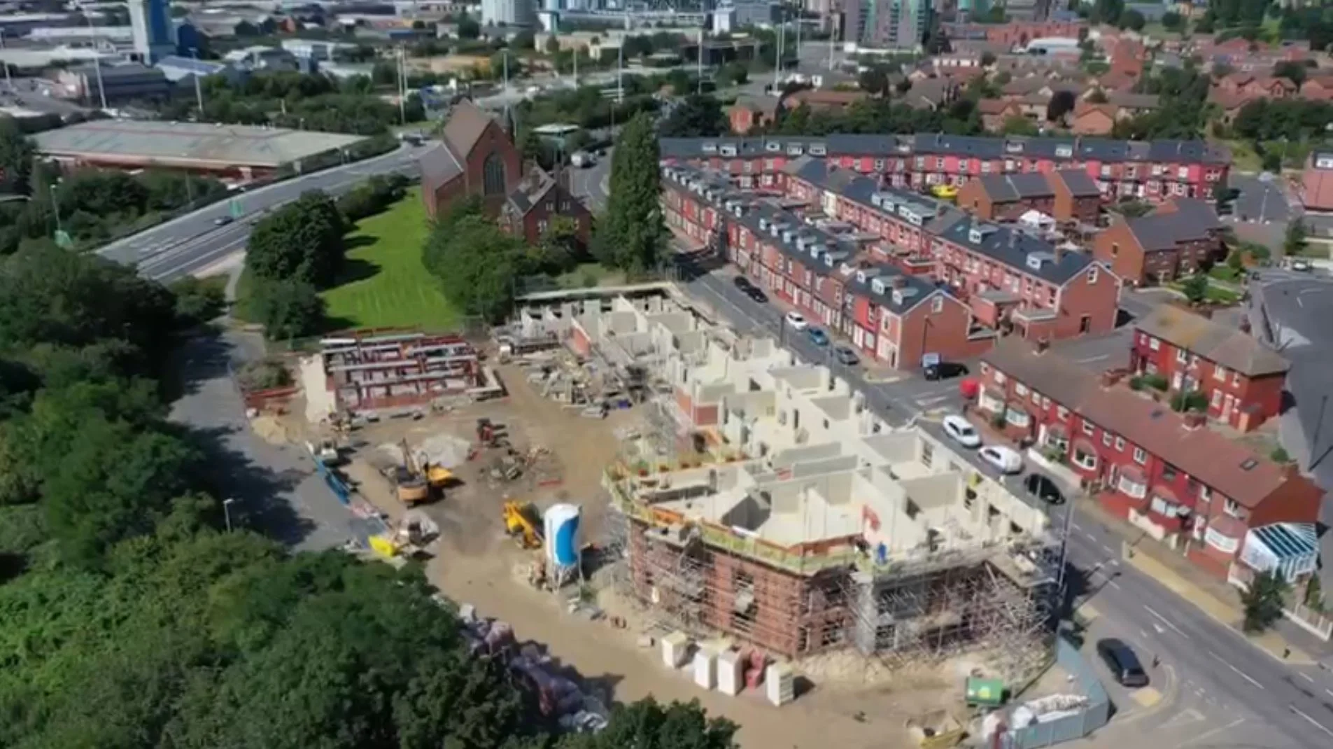 Residential Development making excellent progress on site at Knowsthorpe Crescent, Leeds