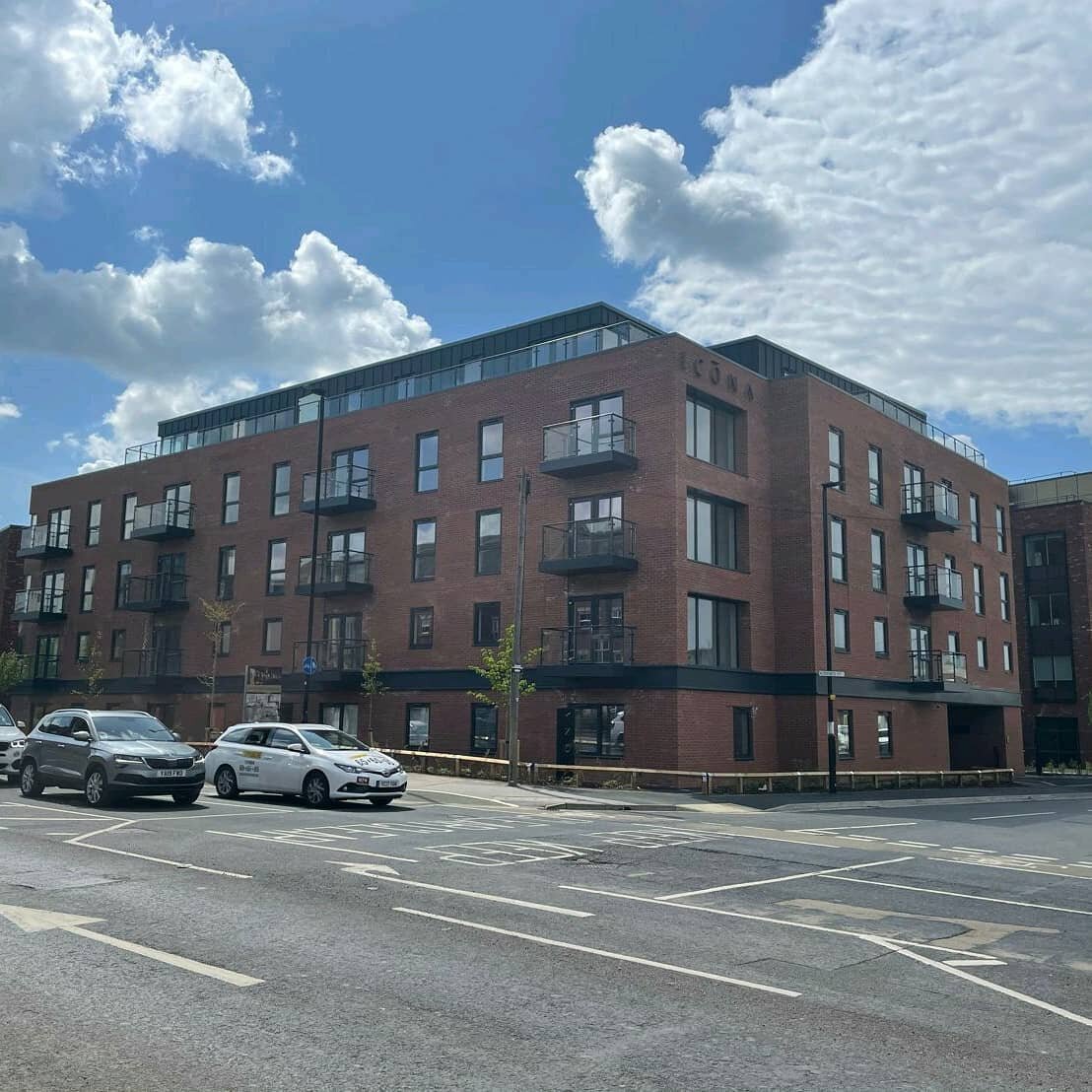 After our site visit yesterday to agree brick samples for our Icona 2 residential apartments in York, we popped round to see Icona 1 we completed recently for @modernistiqdevelopment!

Sitting pretty in the sun (and rain). 

#architectsuk #york #resi