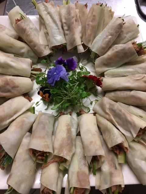 Peking Duck Pancakes