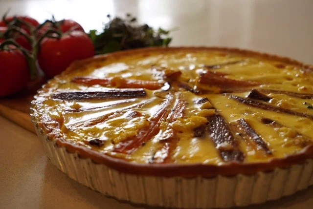 Roasted Carrot & Preserved Lemon Tart