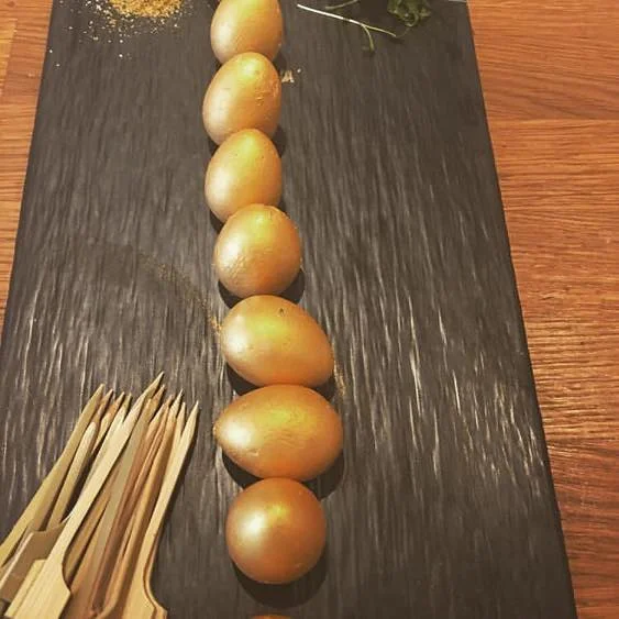 Gold Quails Eggs