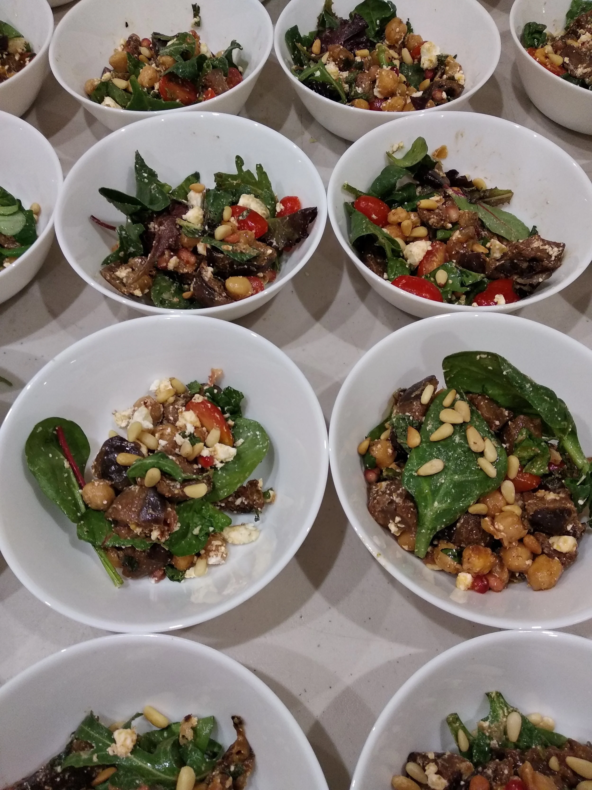 Chickpea & Aubergine Salad