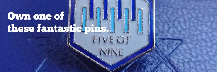 Five of Nine Club - Lapel Pin