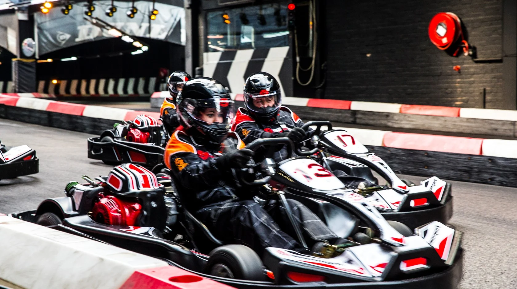 You will be racing the 200cc BIZ KARTS capable of speeds of 45mph.