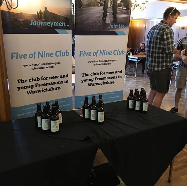 Last weekend we were at the #warwickbeerfestival with our Warwickshire Gold ale in aid of the #2023festival. Didn’t get a chance to come along? You can still get some from various masonic centres around @warwickshire_freemasons province. #freemasonry