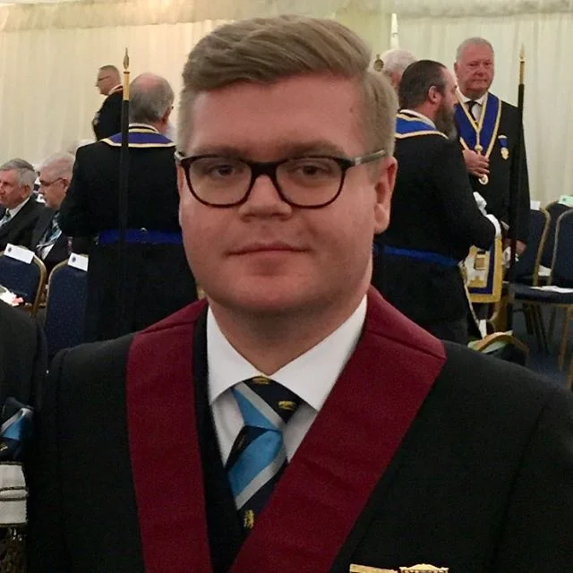 Huge Congratulations to one of our committee members WBro James Dalton who has been promoted by our Patron & Provincial Grand Lodge of Warwickshire ProvGM DF Macey halfway through the season to ProvAGDC losing the Provincial Stewards red and becoming a #darkblue we’re very proud of you! #5of9