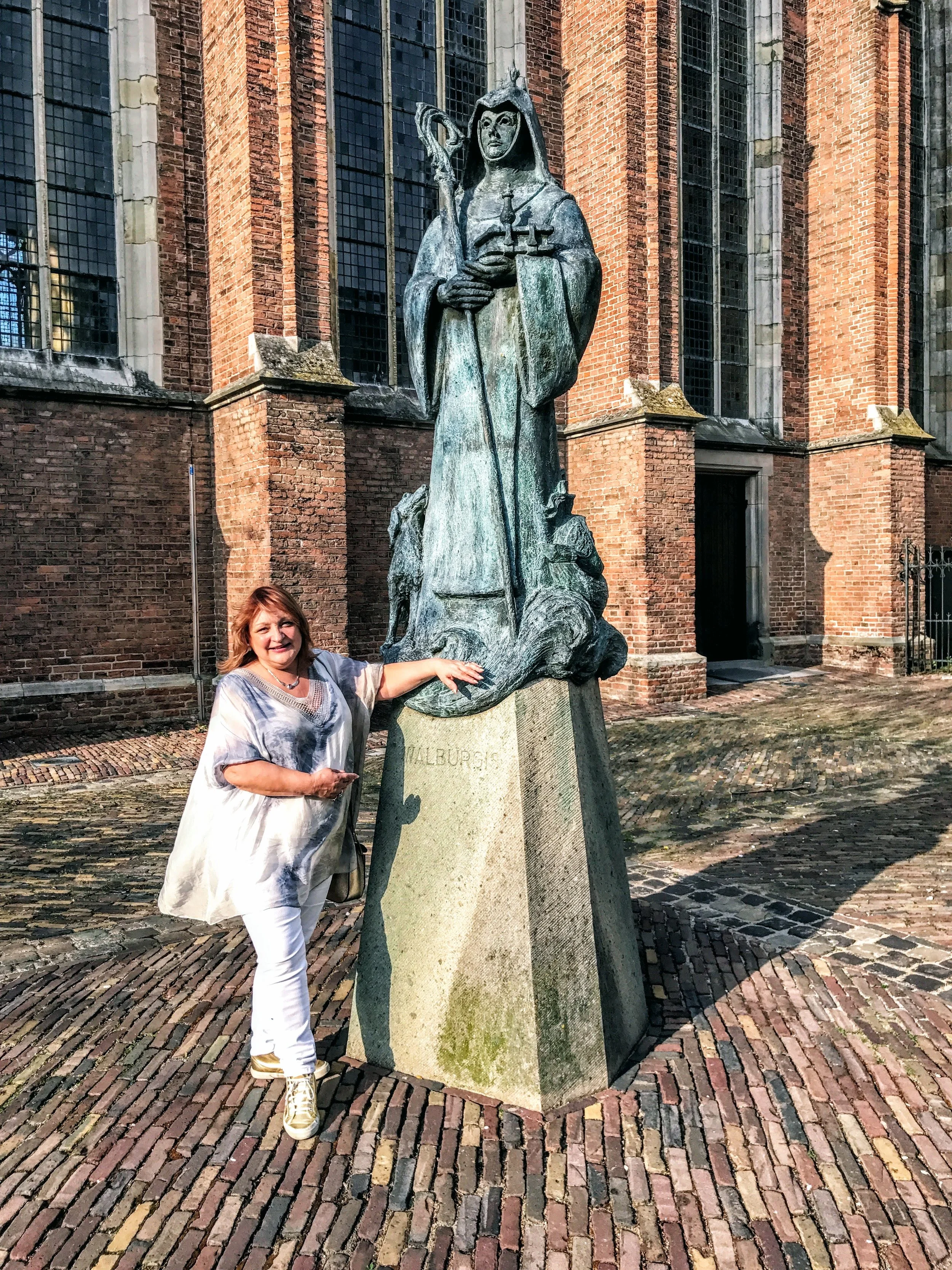 Saying hello to St Walburga