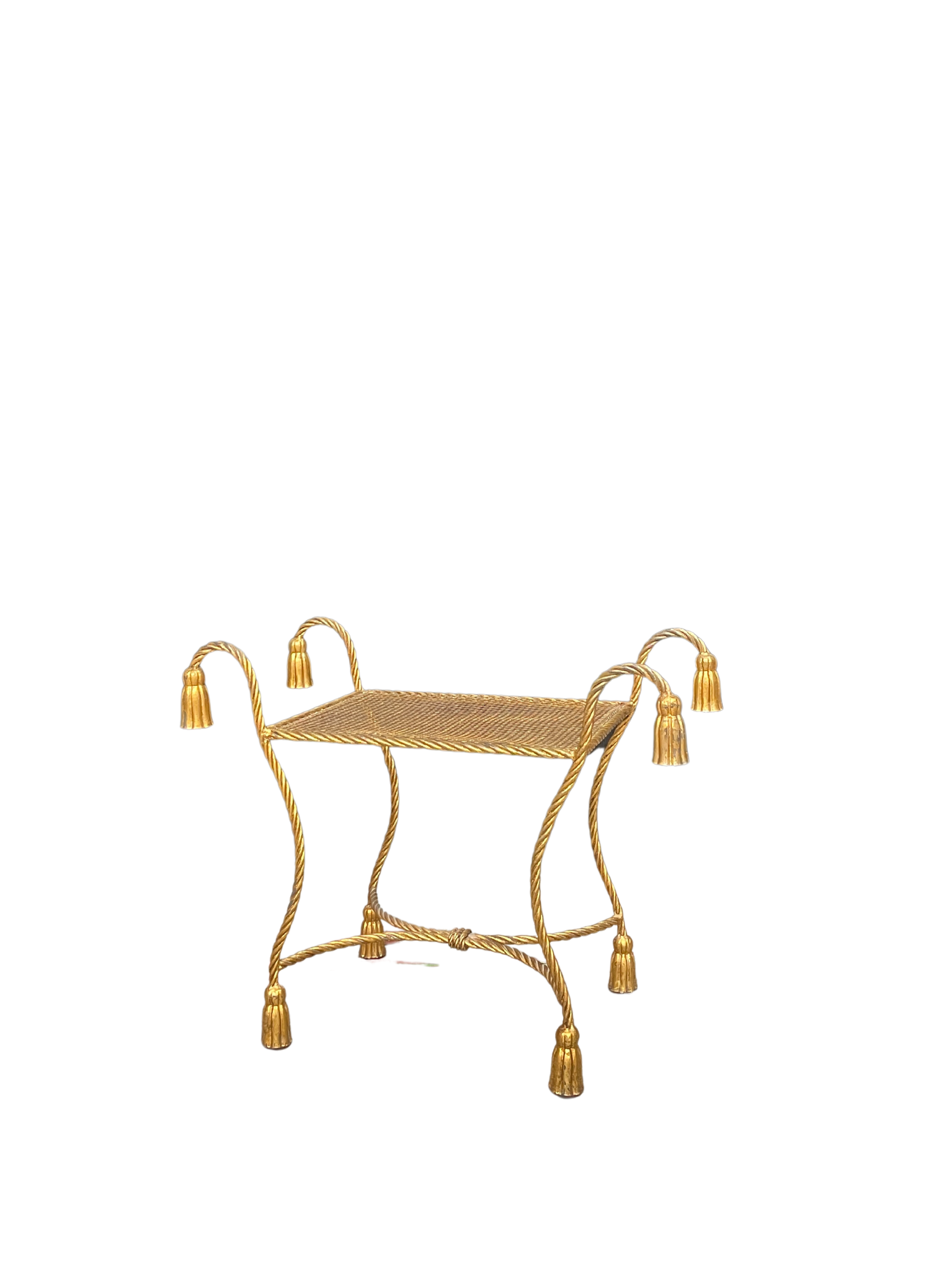 Gilt Rope Stool_Image 1.png