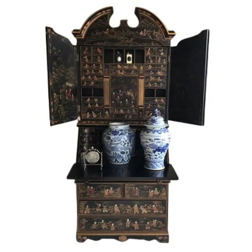 Antique Chinoiserie Secretary.jpg