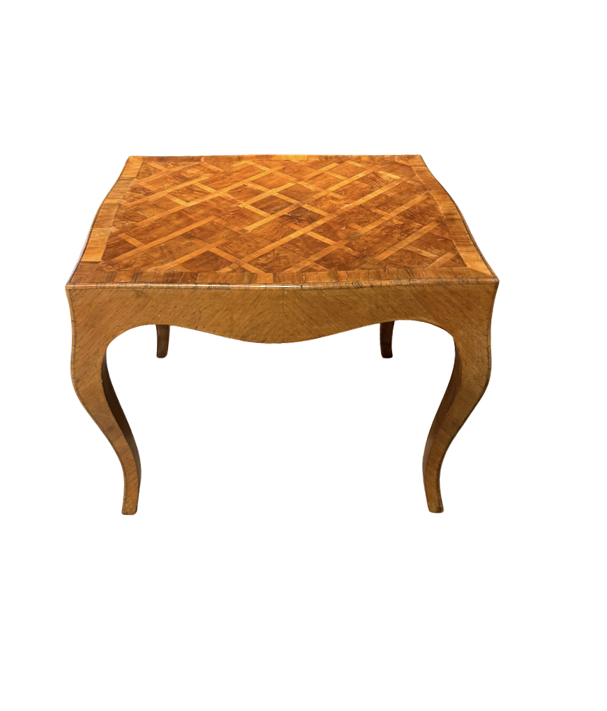 Marquetry Wooden Table