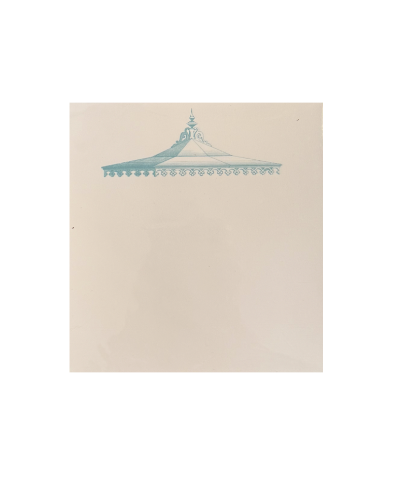 Turquoise Tent Top notebook