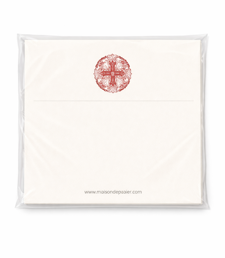 Cross Medallion Place Cards