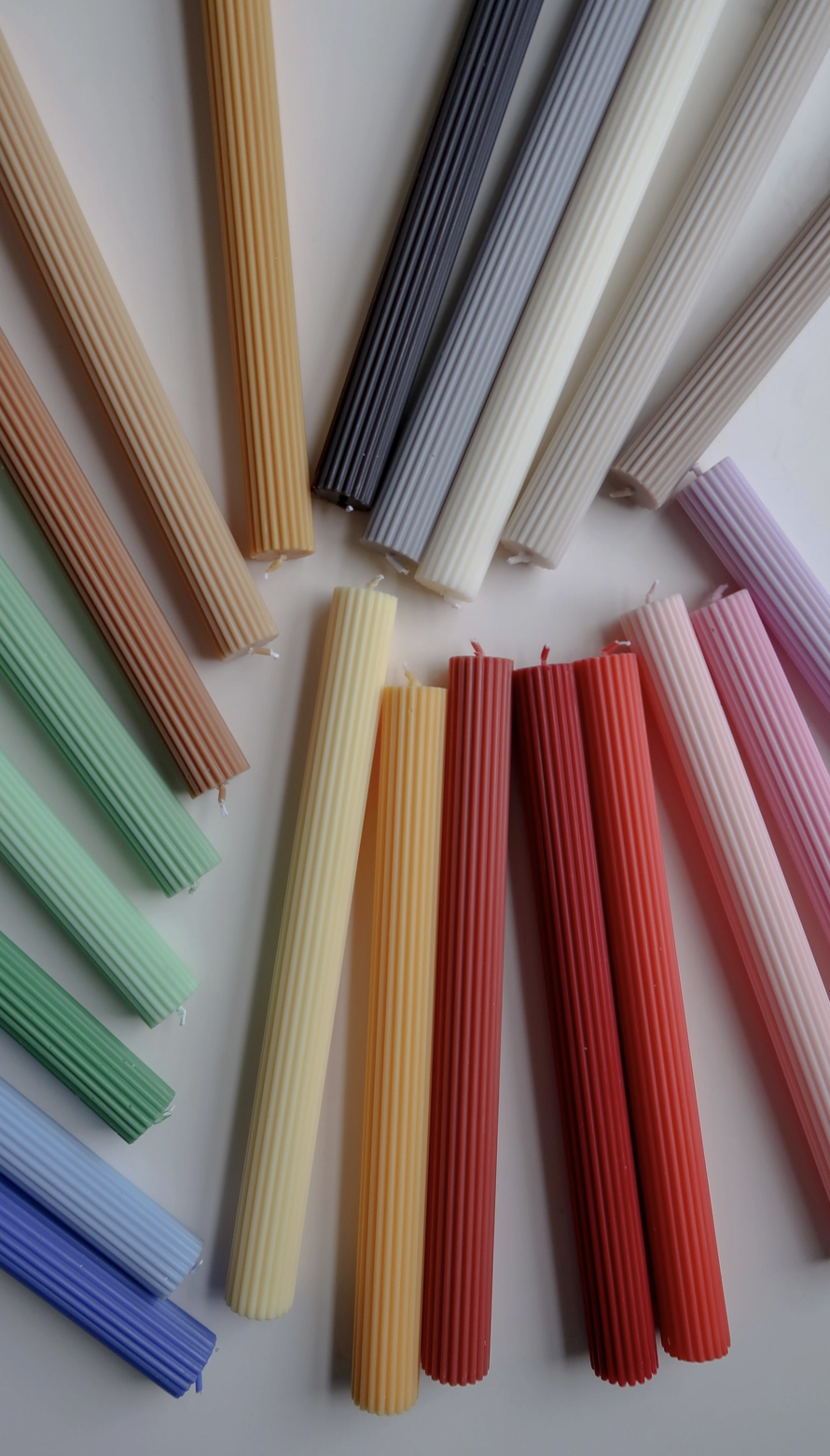 Colorful Tapered Candles