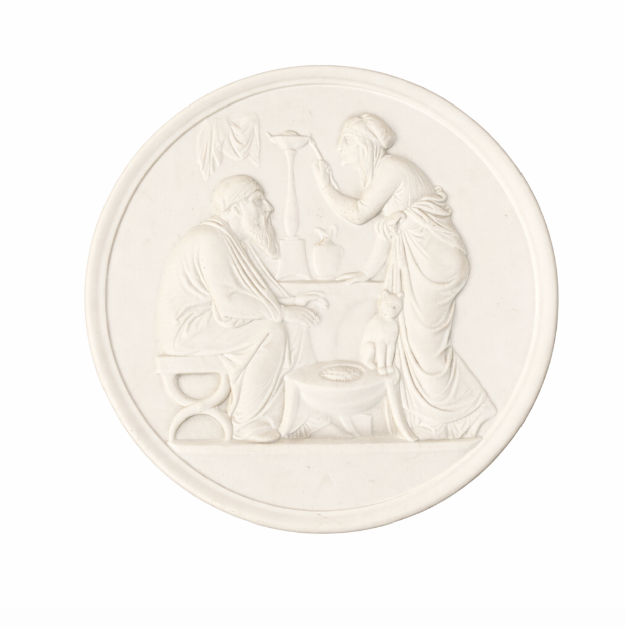 Porcelain Relief Plaque