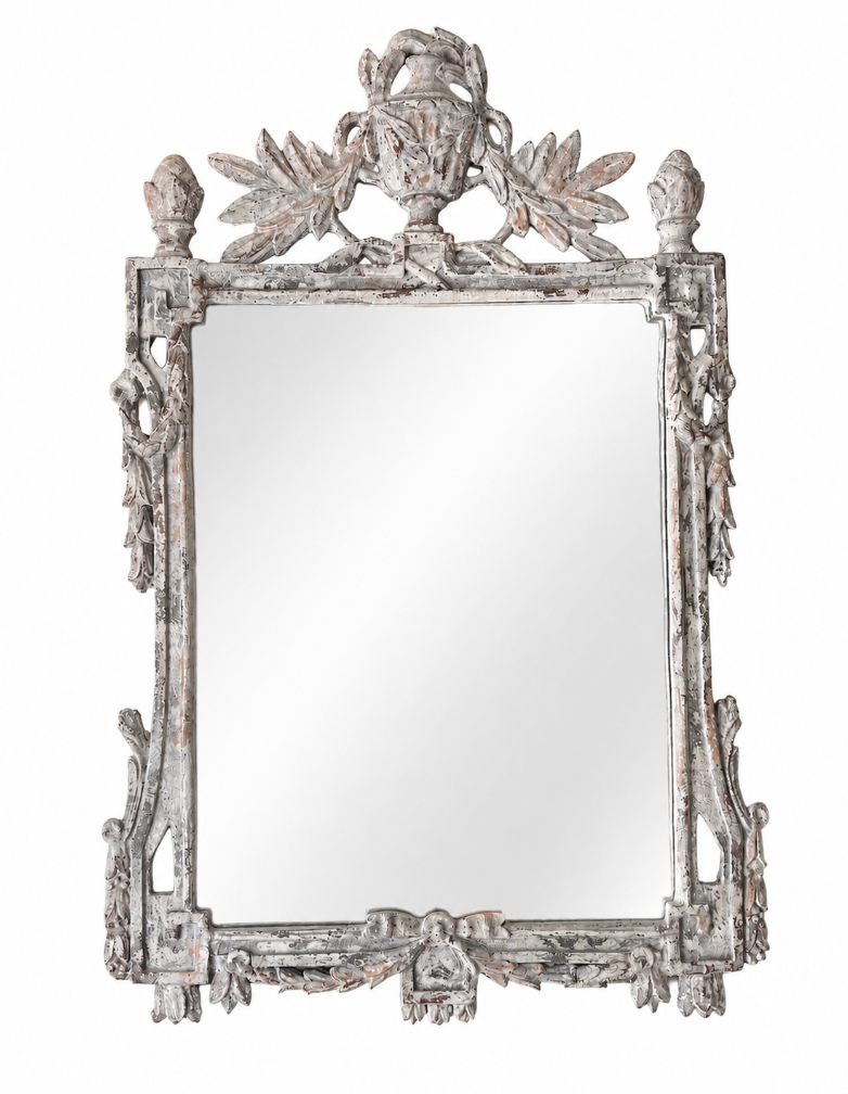 Carved Wood Mirror