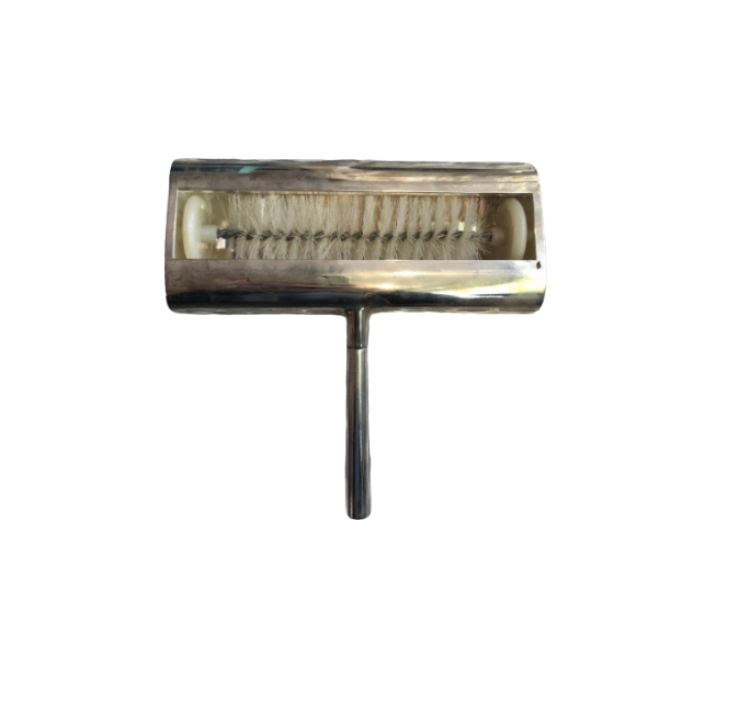 Antique Silver Lint Roller Brush