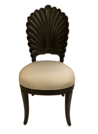 Grotto Style Shell Back Chair