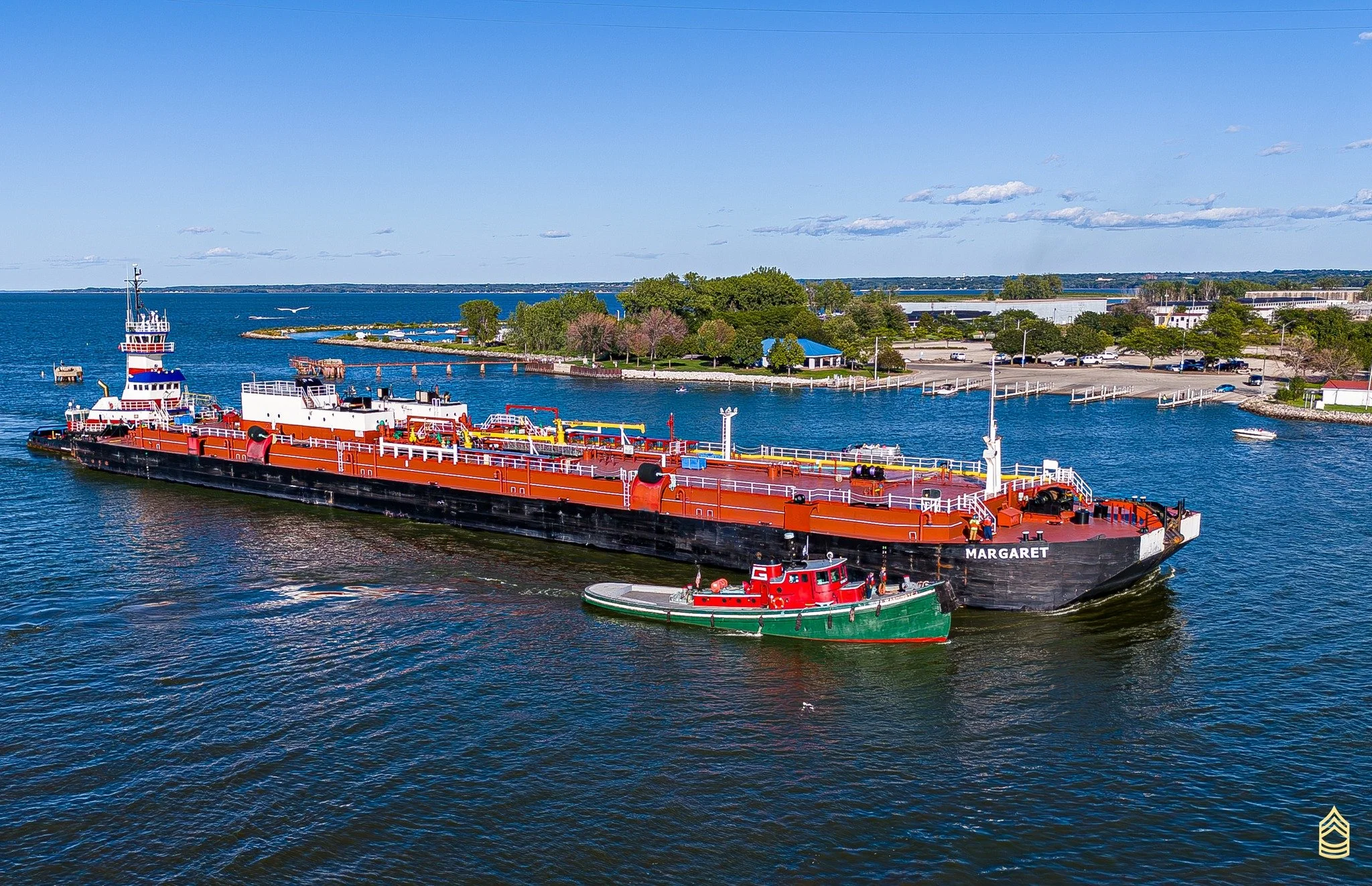 Margaret with Tug Albert