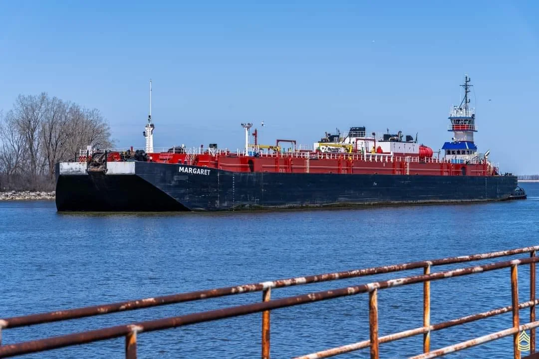 Margaret with Tug Albert