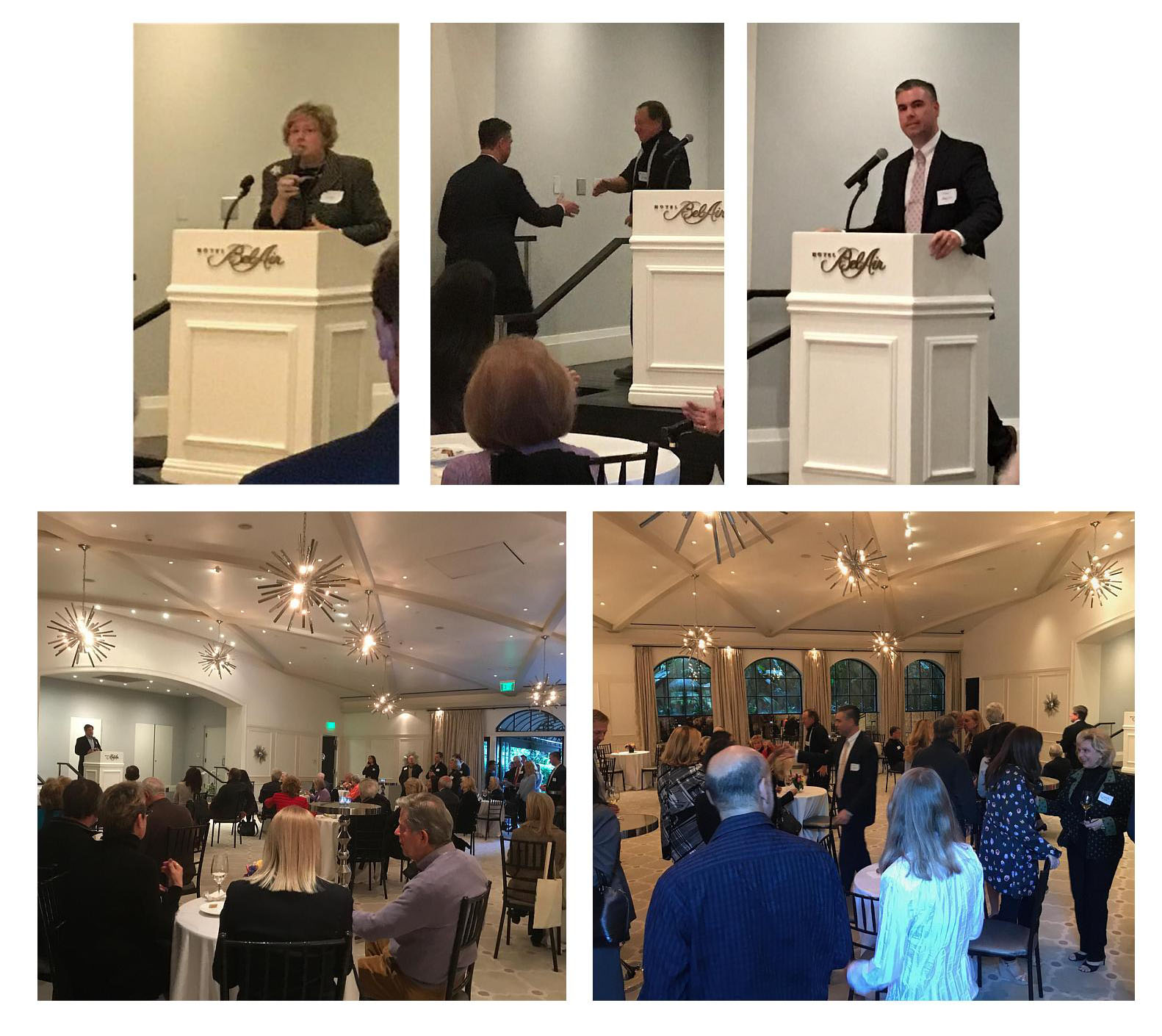 BAA Chairperson, Marcia Hobbs, and dan love, BAA President, addressed the membership. fred rosen, President and ceo of bel air homeowners alliance welcomed shawn bayliss to the podium