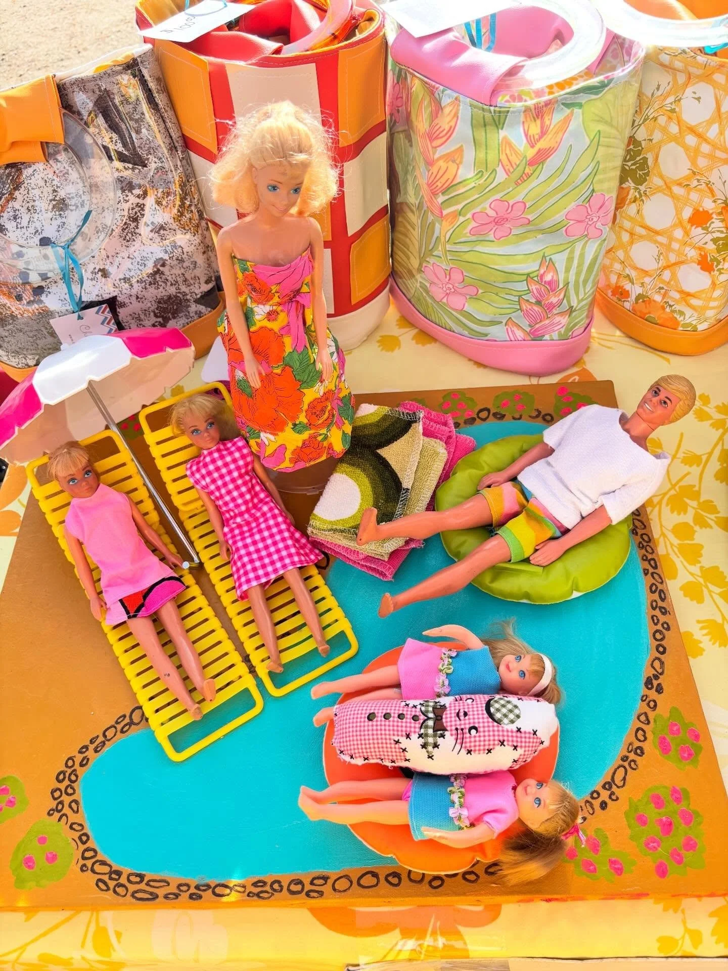 Just about everything is unpacked and &ldquo;new&rdquo; fabrics are in the washer, on the ironing board, and in stacks for cutting. Stay tuned as I prep for @tikioasismarketplace in Scottsdale April 18 and 19. The marketplace is free and open to the 