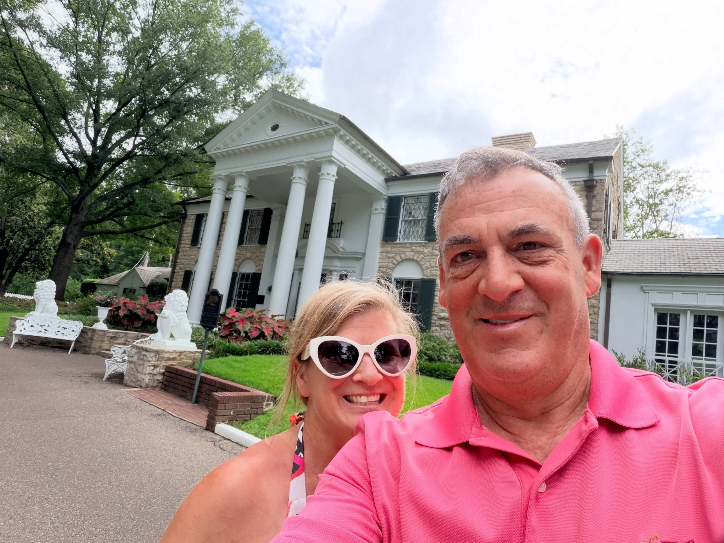 When my mom worked for Midway Airlines in the late 1980s, one of our day trips was to Memphis to visit Graceland. My family took extensive road trips to visit historical places, but seeing Graceland was different- Elvis was still alive when I was you