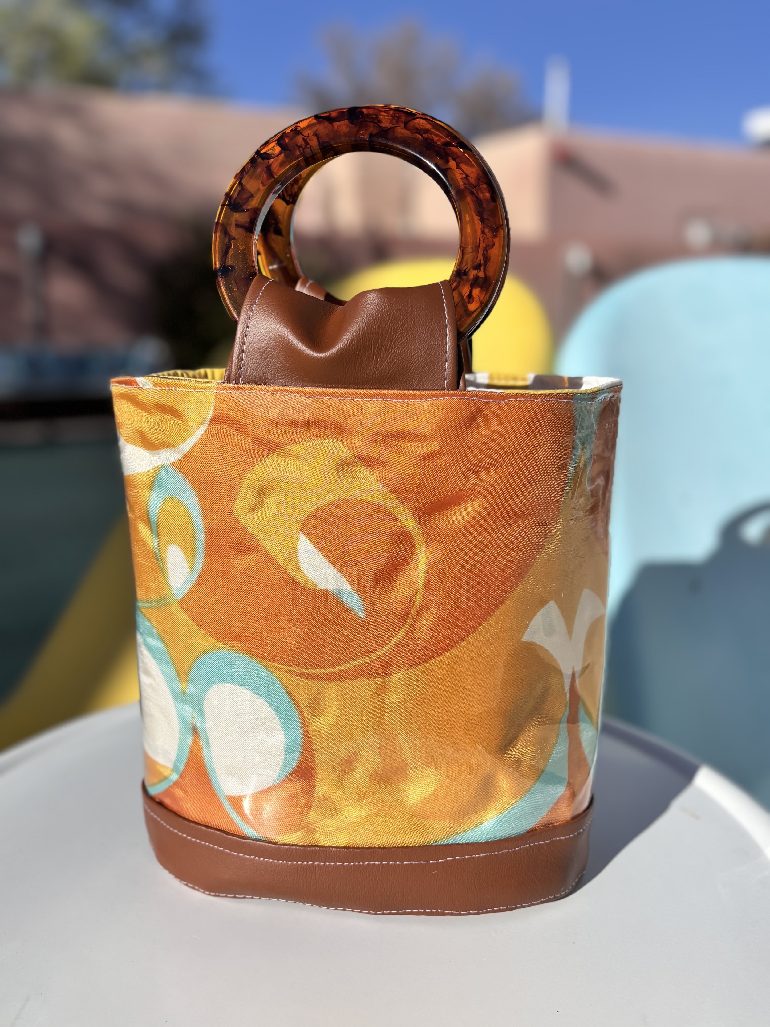 Vicky's scarf handbag