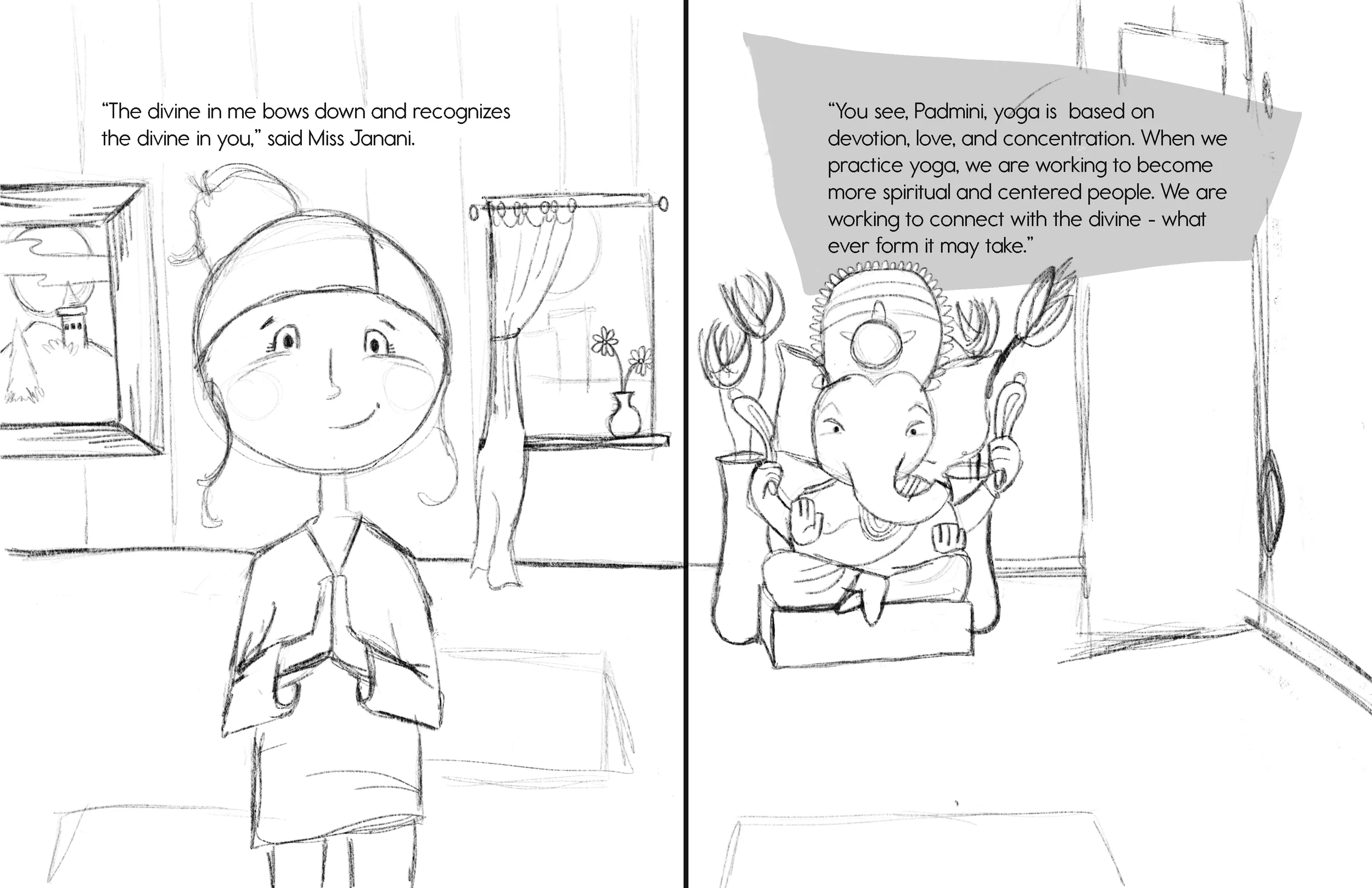 Interior Art Sketch