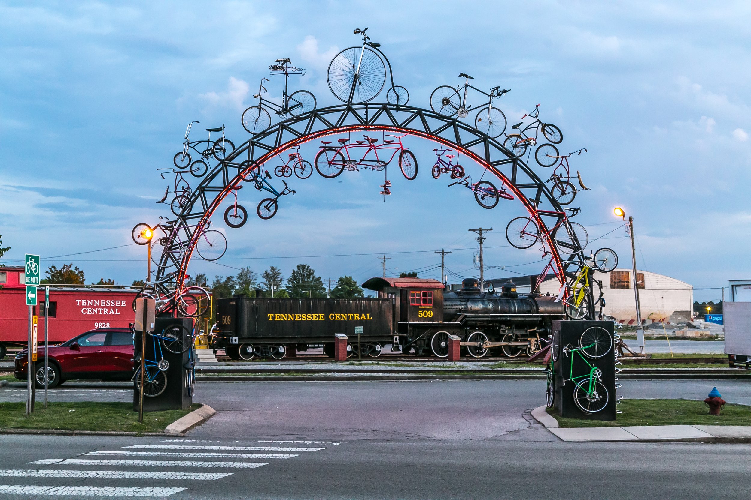 Depot Bike Sculpture - Cookeville TN