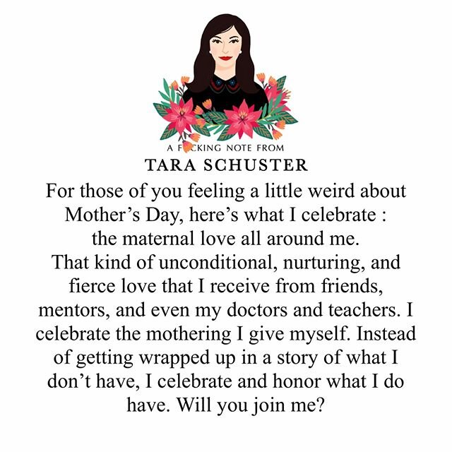 If you feel a little weird about Mother's Day - please know that is SUPER common and normal. If you've lost your mother, lost a child, are having trouble becoming a mother, or just have less than ideal relationship with your mother, may I offer a way