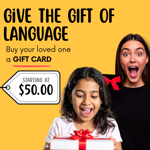 GIFT CARD | Give the Gift of LANGUAGE Today 💛