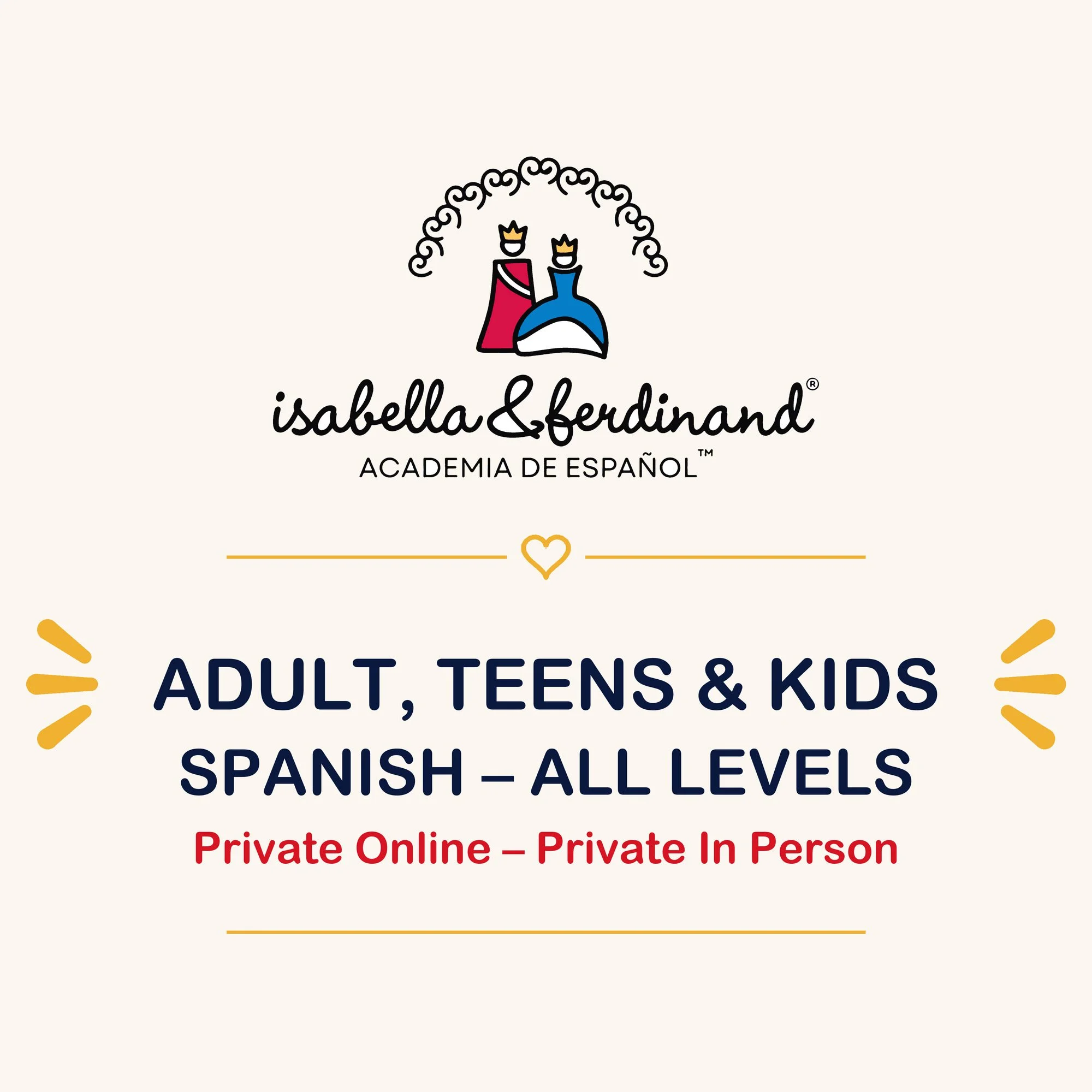 Adult, Teens & Kids Spanish – All Levels