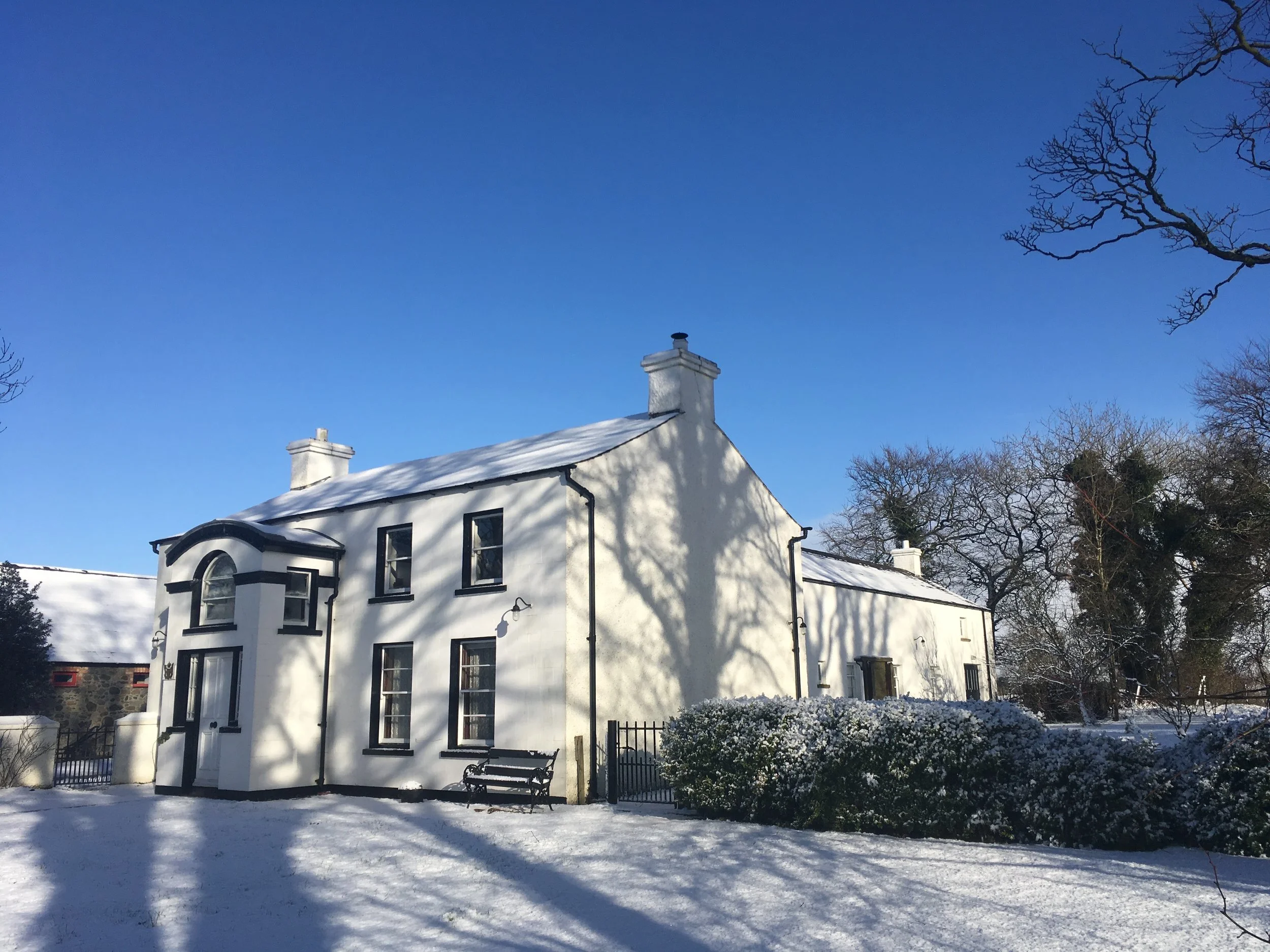 A beautiful snowy Waitangi Day, 6 February 2018, at The Ballance House