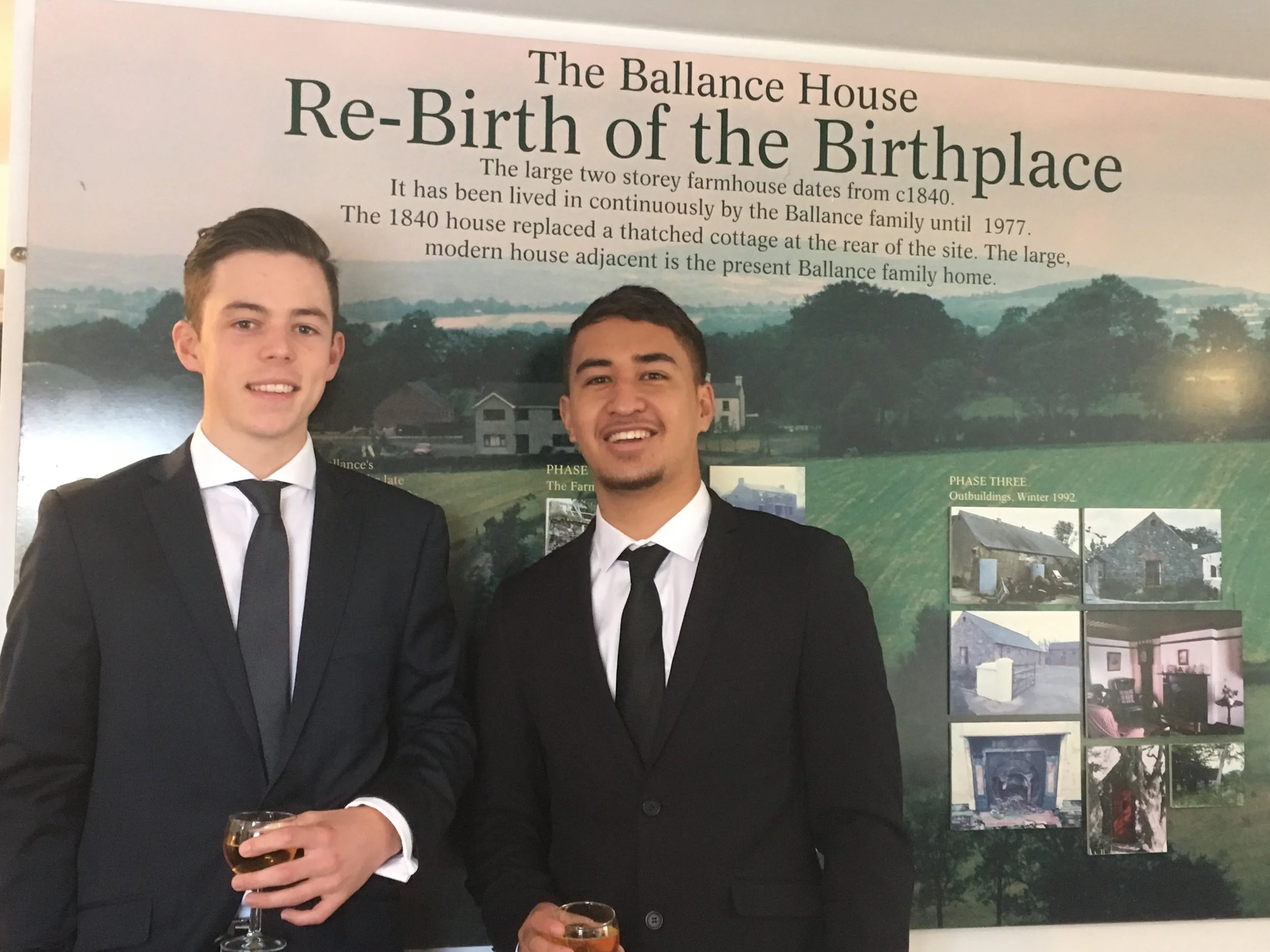  New Zealanders Sam Mitchie and Shaye Toa-Maxwell 