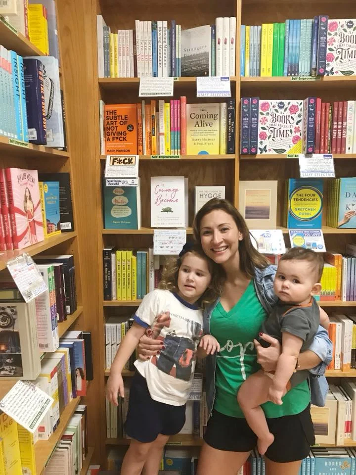 With my girls celebrating the release of my book at Book People in Austin, 2017