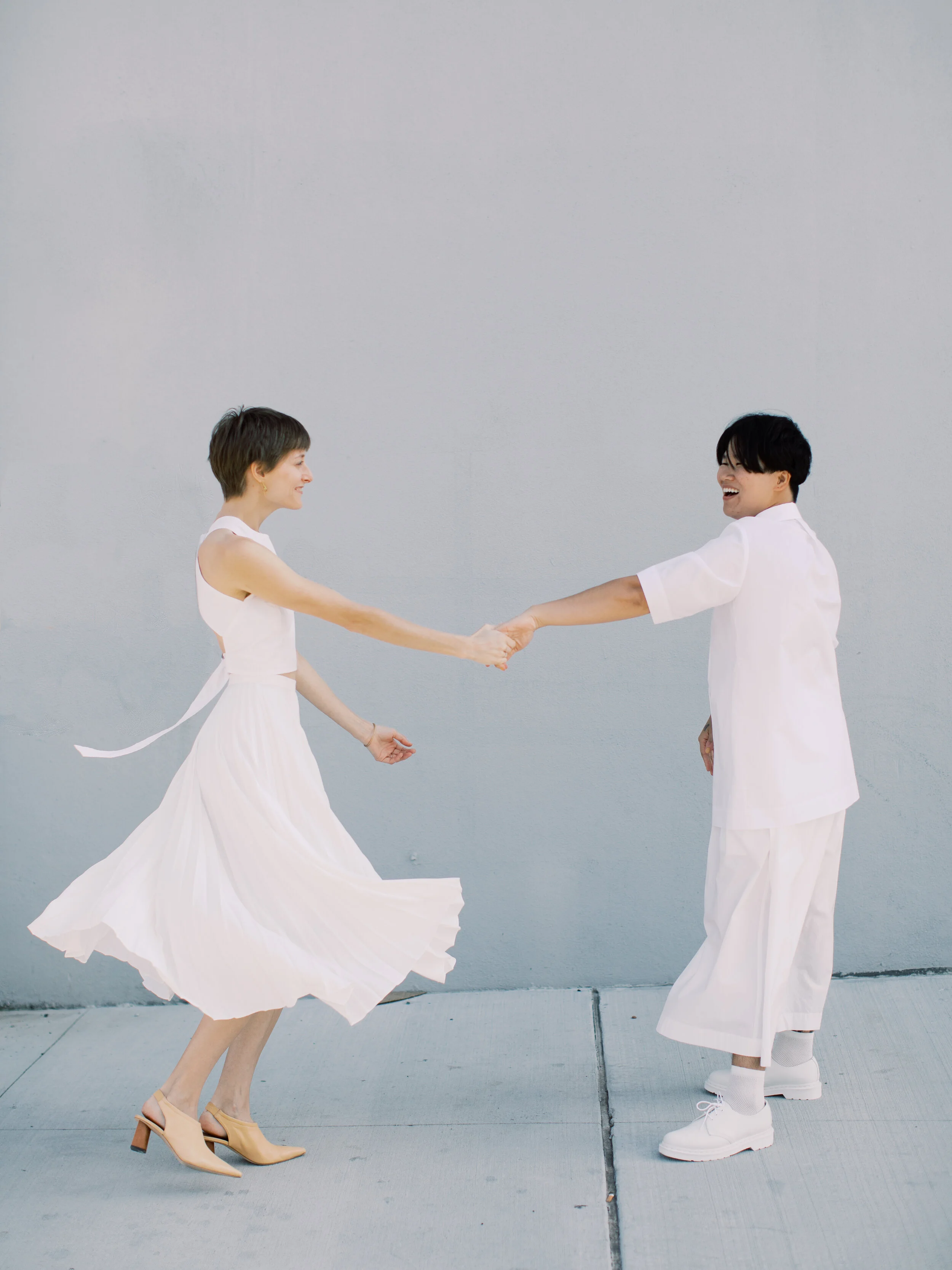 Effortlessly Chic Brooklyn Wedding with Hannah &amp; Jessie