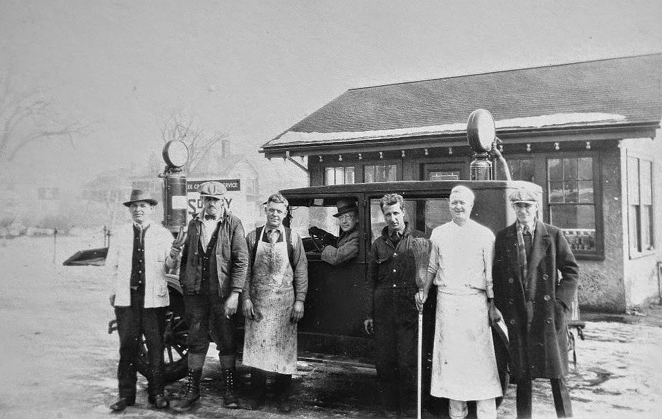 Socony Gas Station, 1930