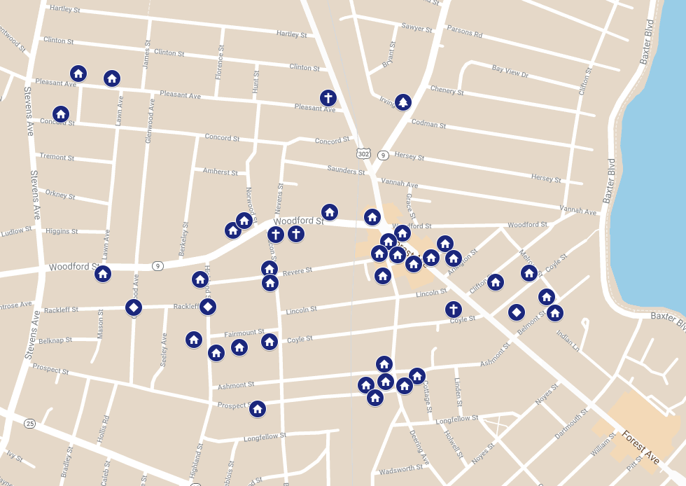New Self-Guided Historic Tour of Woodfords Corner and Deering Highlands