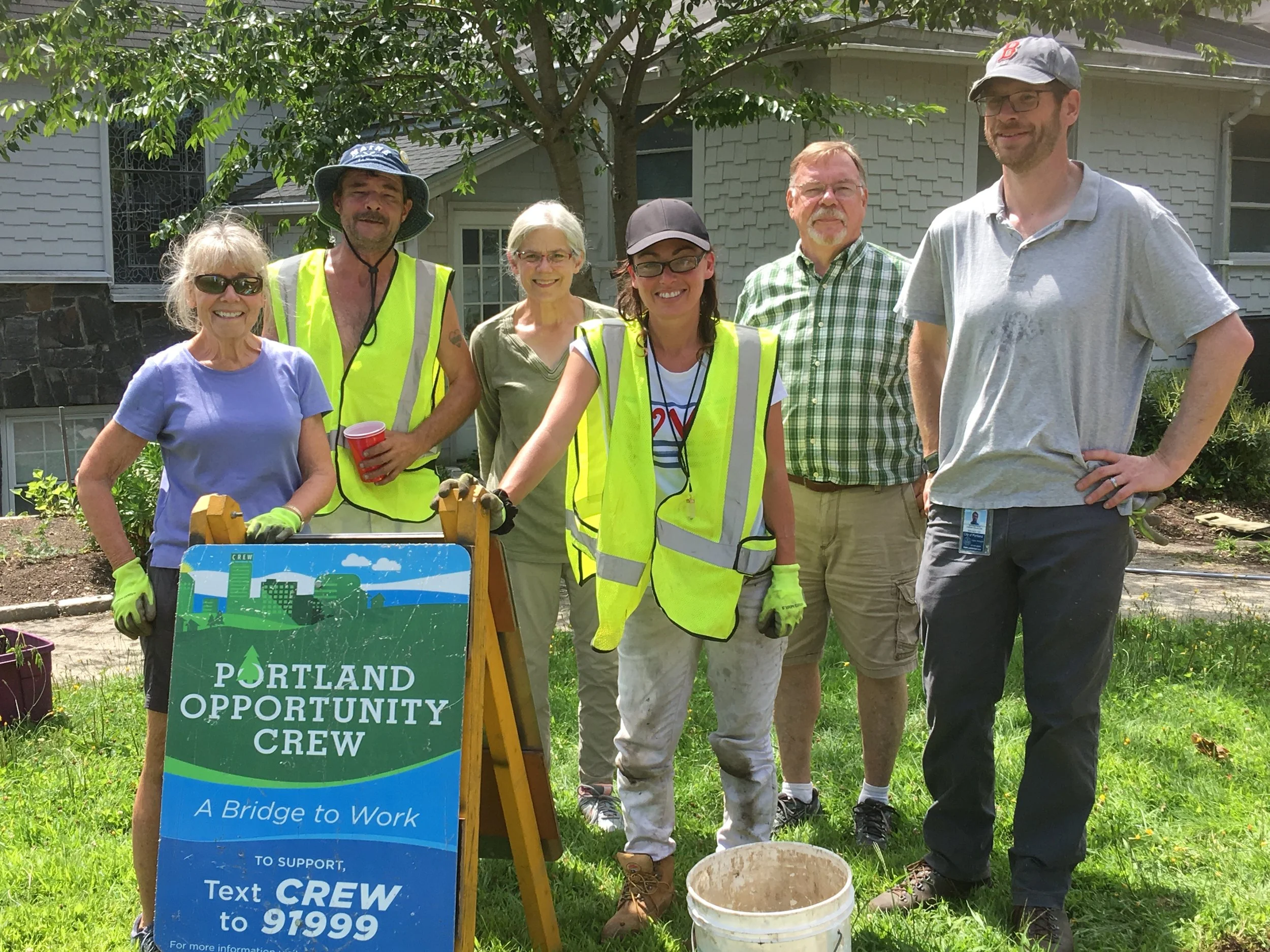 Portland Opportunity Crew helps in Trinity Park