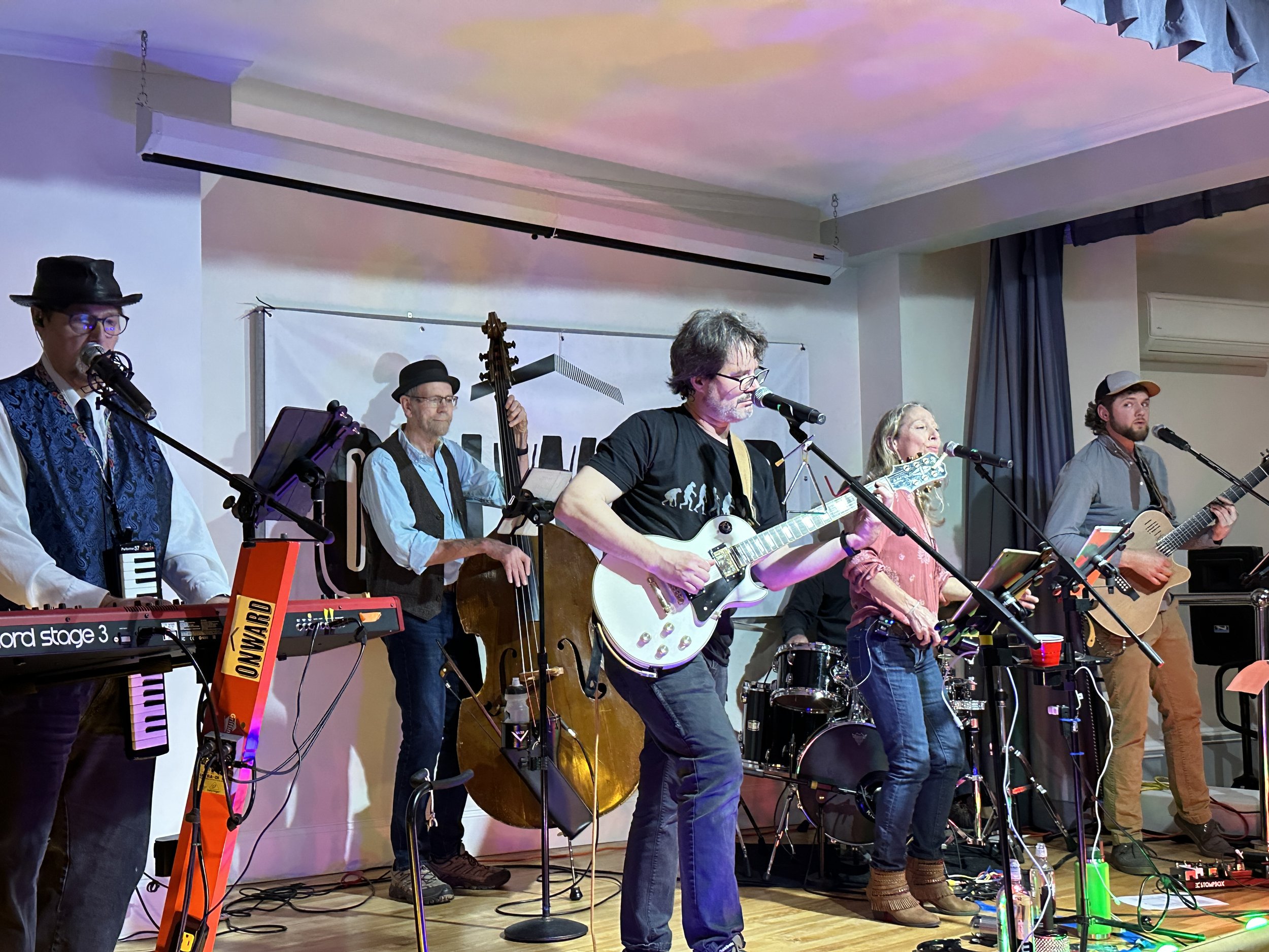 Dancing at Odd Fellows Hall!  