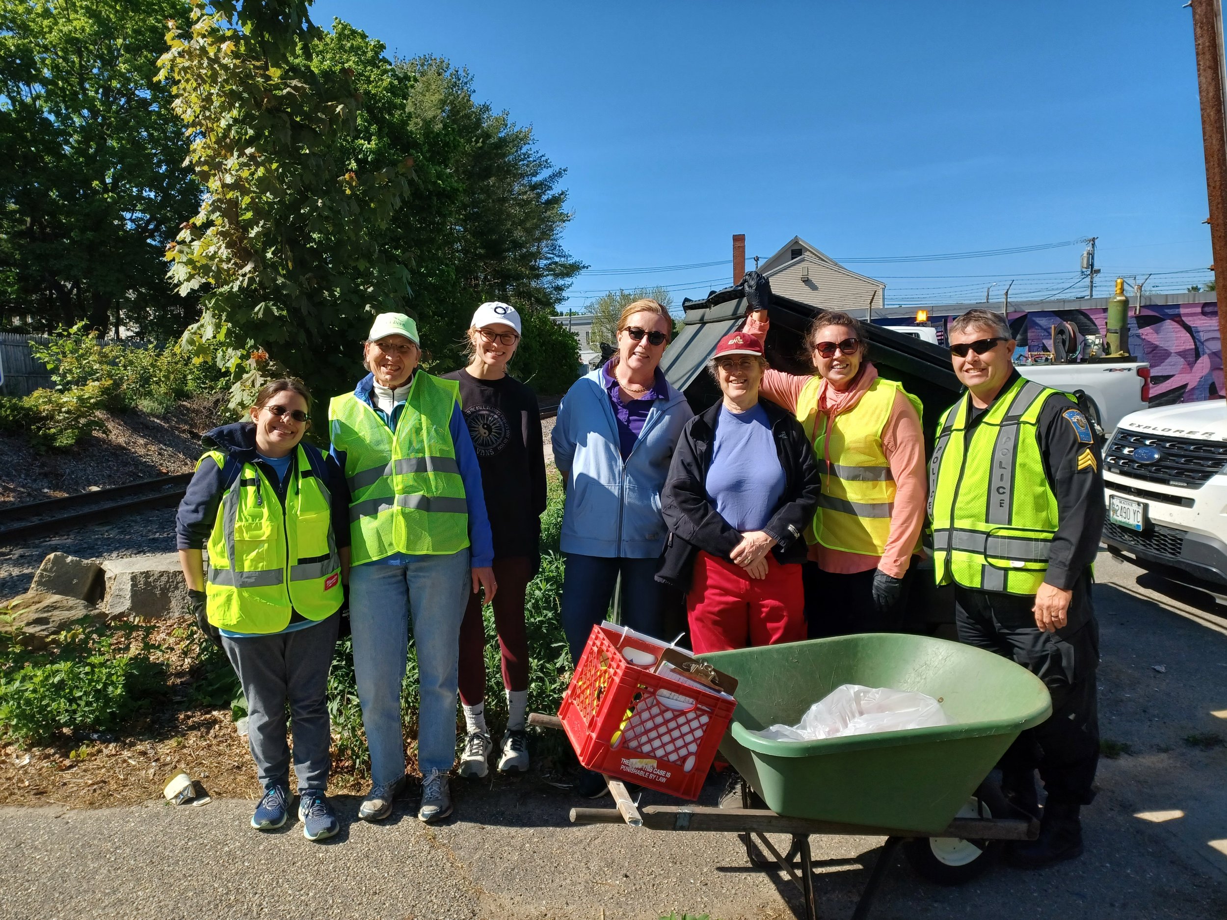 9th Annual Rail Road Clean Up - thank you volunteers! 
