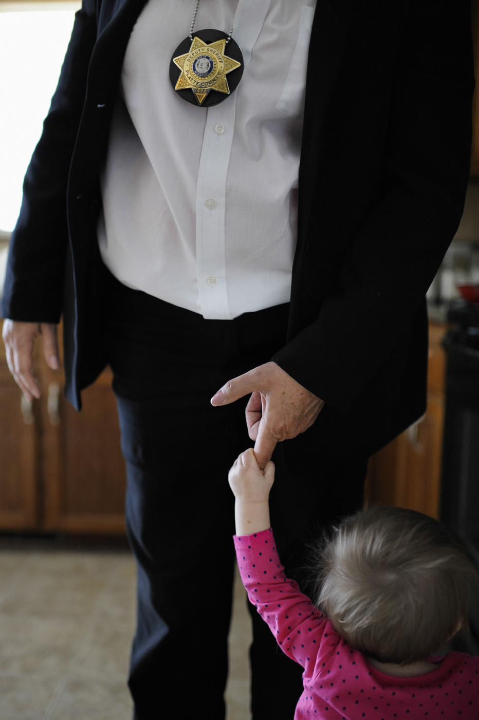  With so much time spent at work, Detective Penrod relishes the moments she can spend at home with her grandchildren.    