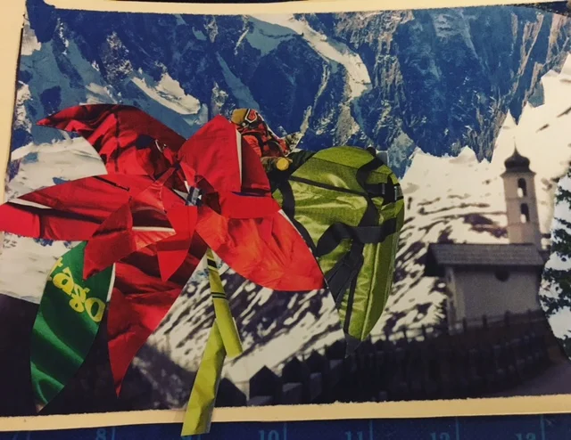 Original collages created using Patagonia and Outside Magazines