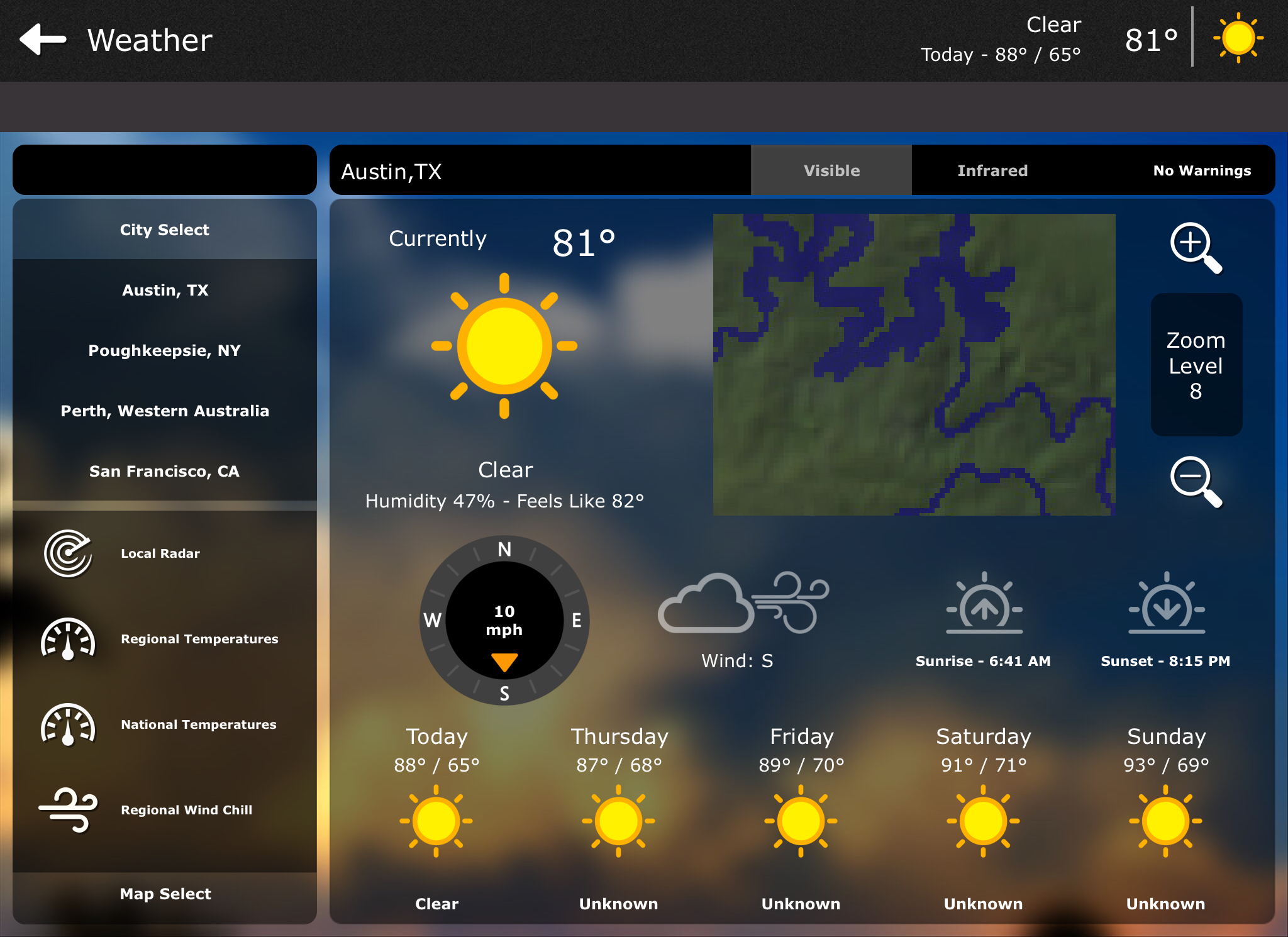 Austin Home Automation & Weather
