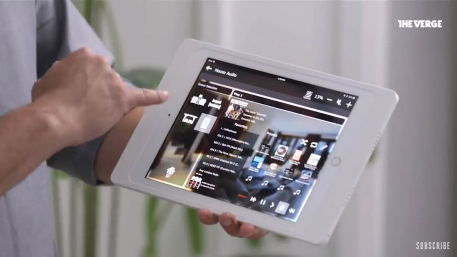 Control music throughout the whole house with home automation.